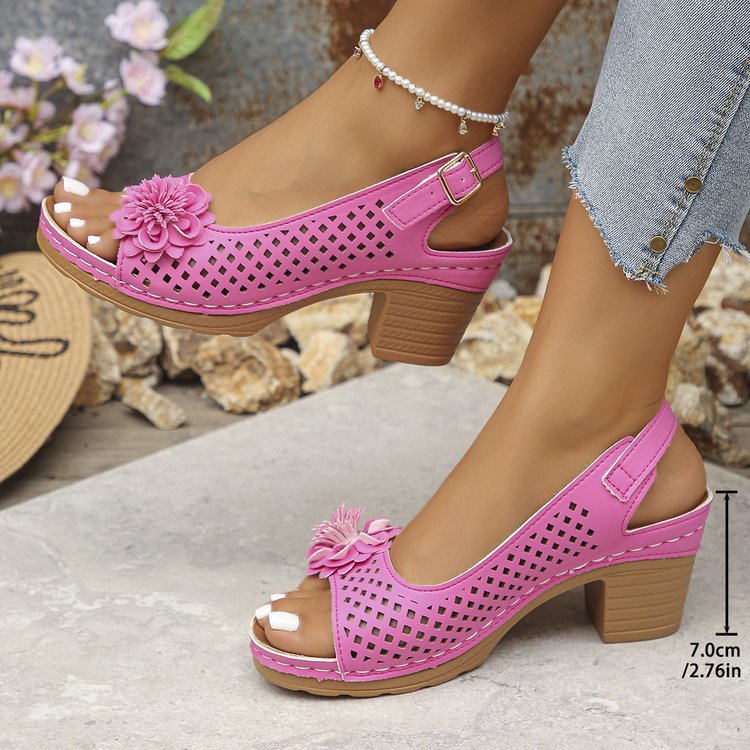 Sandales à Talons Hauts Grandes Tailles – Décontractées,