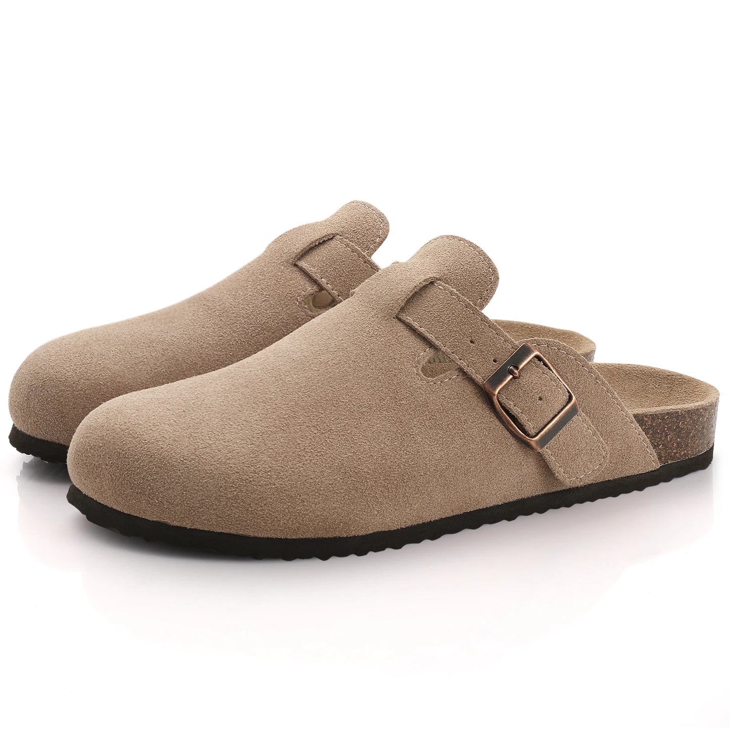 Comwarm Fashion Women's Suede Mules Slippers