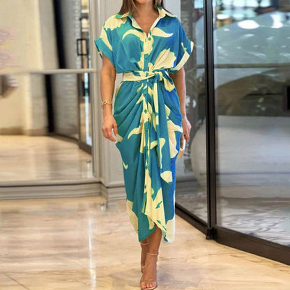 Robe Chemisier  à Col Revers