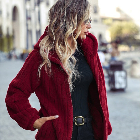 Veste à capuche femme manches longues | Automne-hiver

