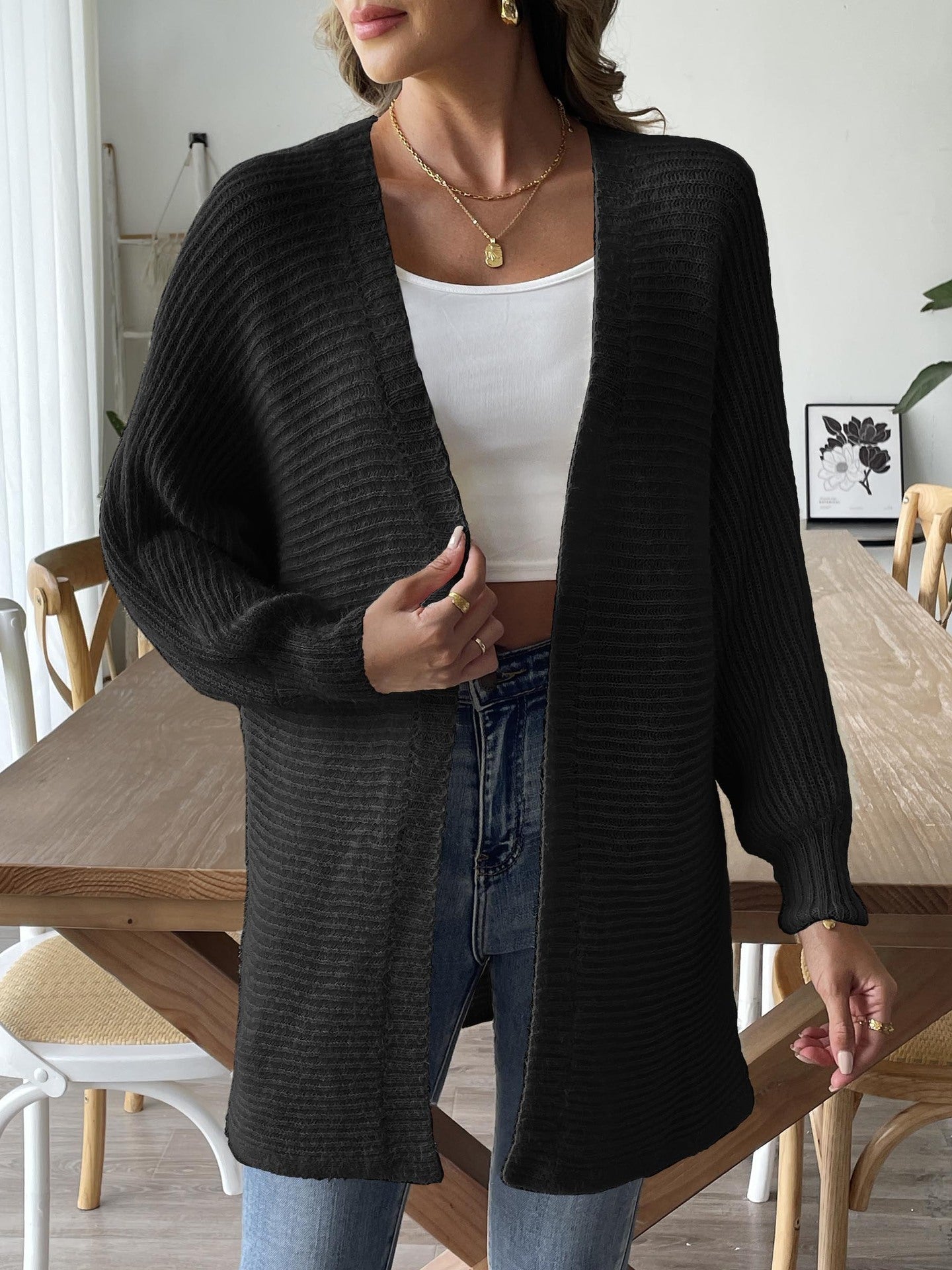 Pull Tissé Décontracté Automne-Hiver Femme – Style Européen & Américain