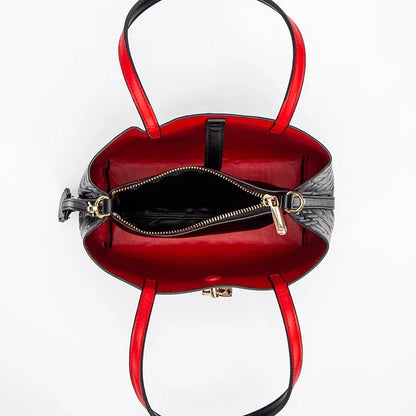 New Large Capacity Embossed Women's Shoulder Bag