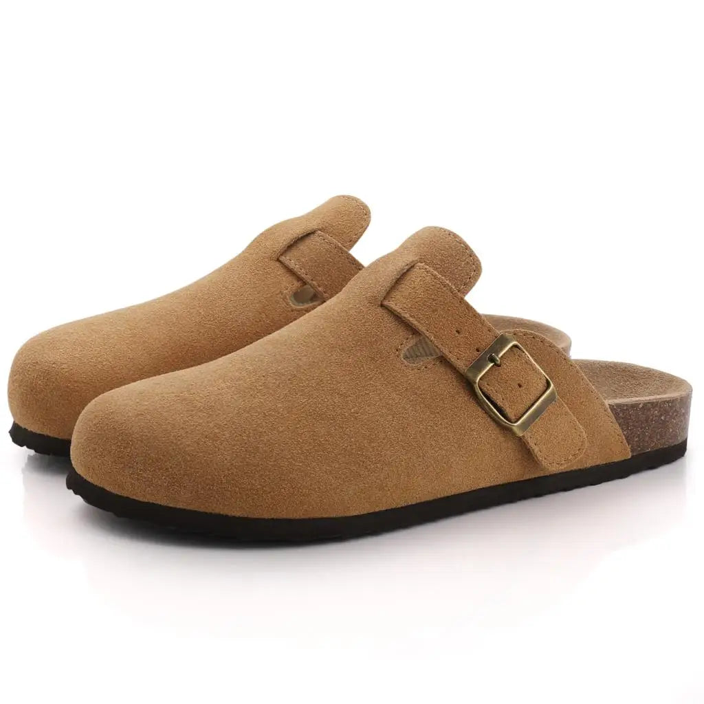 Comwarm Fashion Women's Suede Mules Slippers