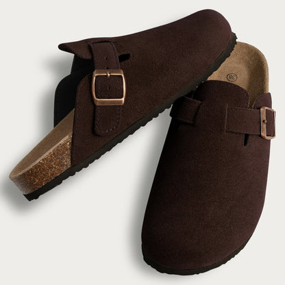 New Crestar Cork Suede Mules Slippers
