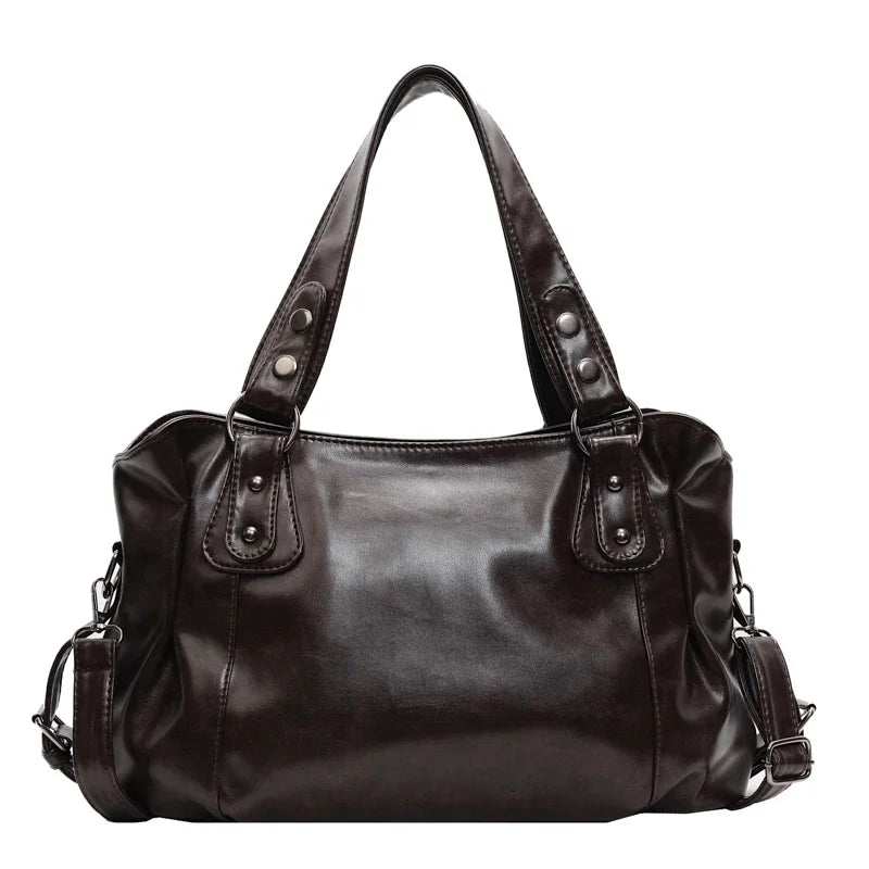 New Retro Brand Roomy Shoulder Bag