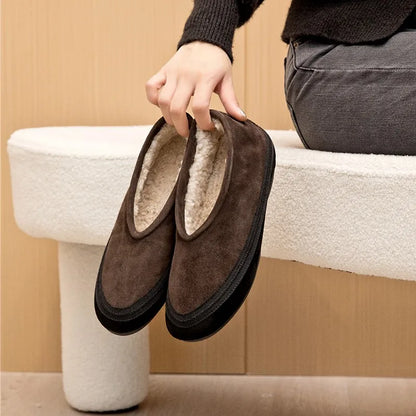 New Fur Lining Warm Women Snow Shoes