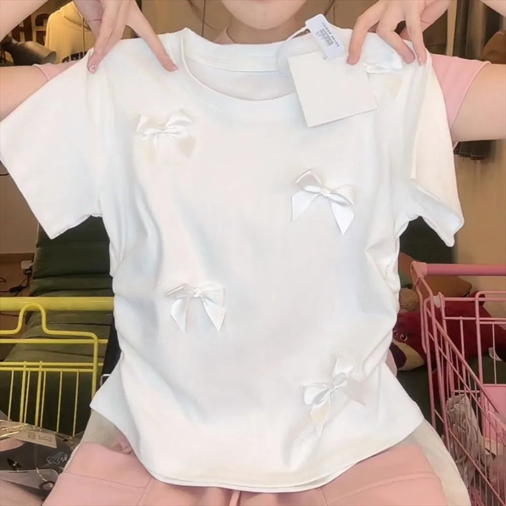 New Fashion Ballet Bowknot T Shirts