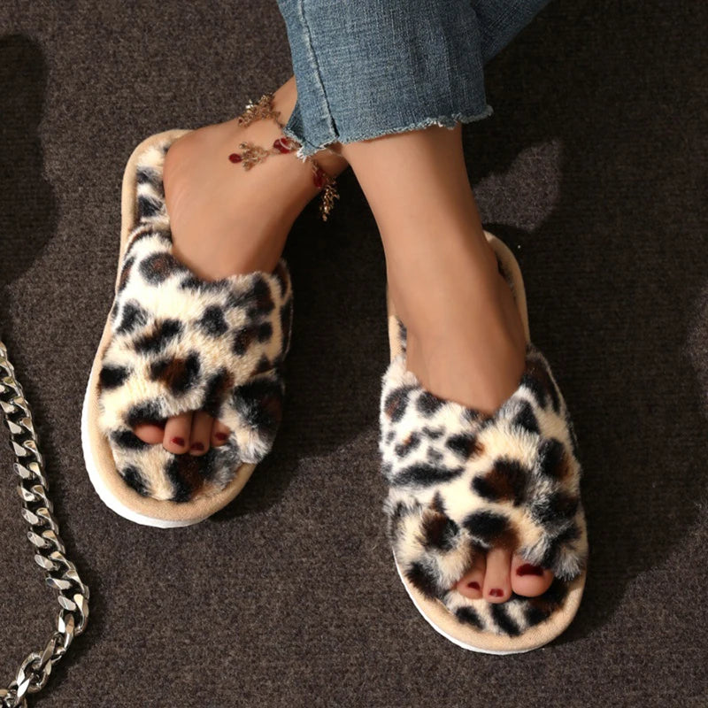 New Fashion Women Fluffy Slippers