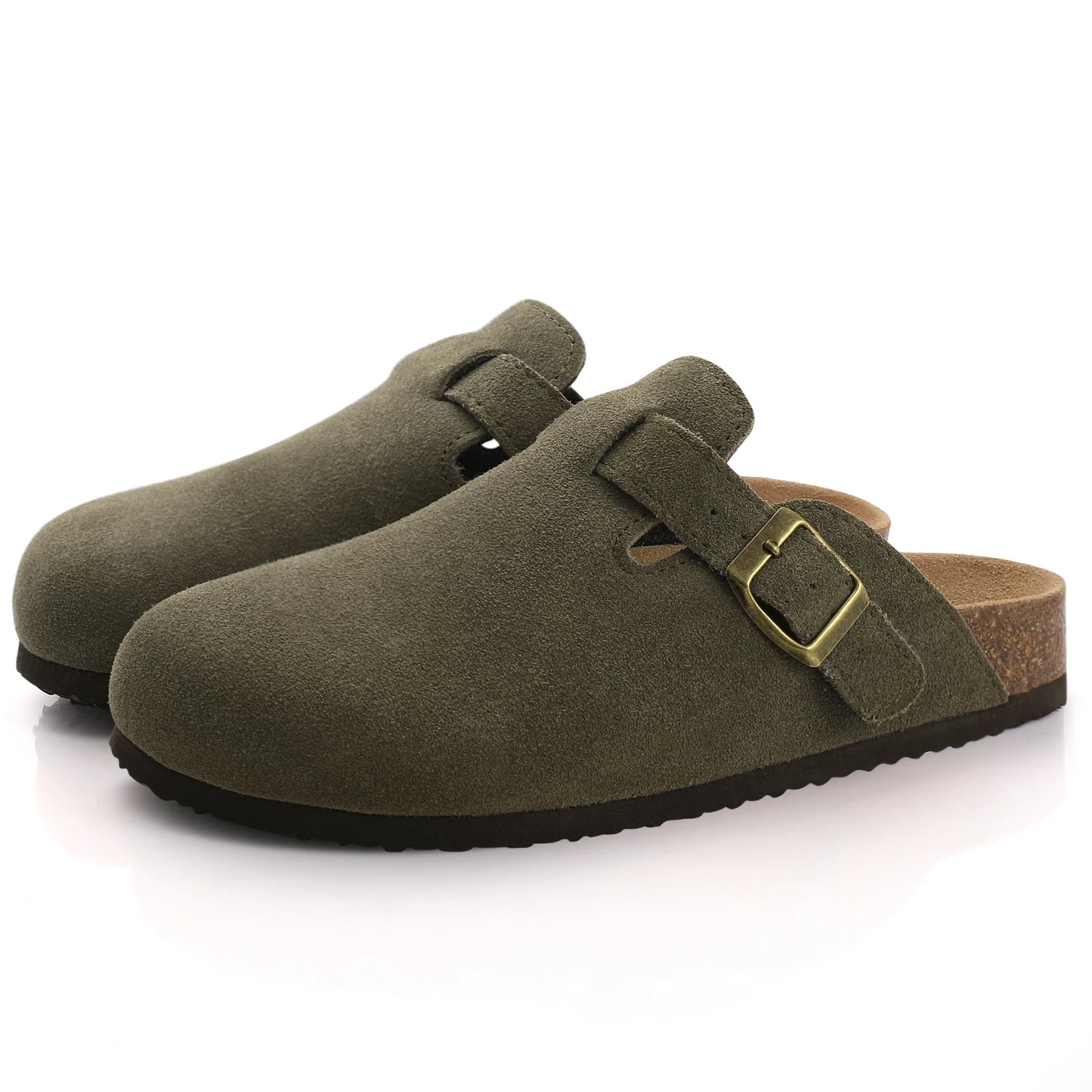 Comwarm Fashion Women's Suede Mules Slippers