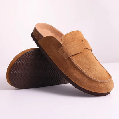 New Crestar Cork Suede Mules Slippers