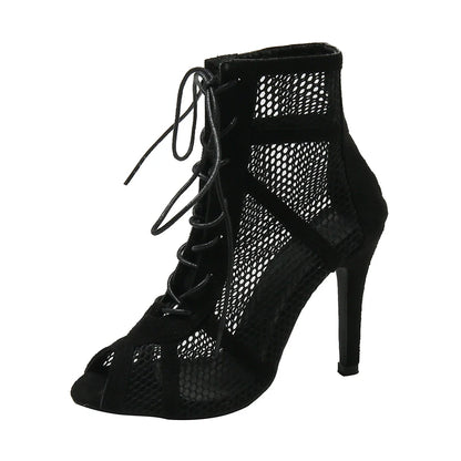 New Sexy High Heels Hollow Mesh Sandals