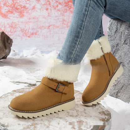 Bottes de neige à plateforme à tube central de haute qualité